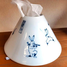 画像をギャラリービューアに読み込む, 鳥獣戯画 忍者 ティッシュディスペンサー