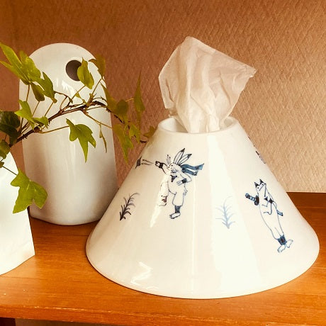 鳥獣戯画 忍者 ティッシュディスペンサー – 食器・陶器・磁器