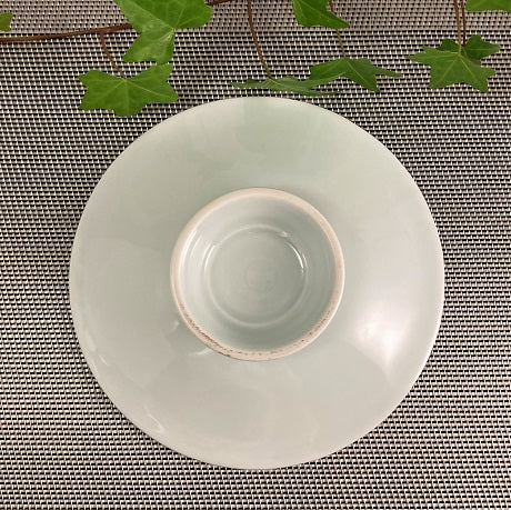 有田焼 堅窯 南蛮瑠璃 高台皿 5客 陶芸 南蛮ルリ 刺身皿 盛皿 ススキ