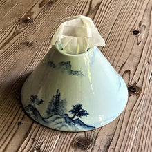 画像をギャラリービューアに読み込む, 青磁山水 ティッシュディスペンサー(ティッシュケース)