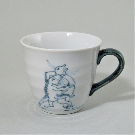 有田焼】鳥獣戯画「相撲寺」相撲マグカップ 人気商品 – 食器・陶器